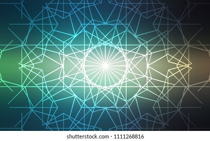 Light Blue, Green vector natural abstract background. Colorful illustration in abstract style with doodles created by child. The best blurred design for your business.