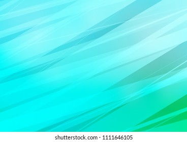 Light Blue, Green vector natural abstract pattern. Creative illustration in blurred style with doodles and Zen tangles. Brand new style for your business design.