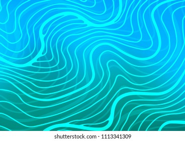 Light Blue, Green vector natural elegant template. Creative illustration in blurred style with doodles and Zen tangles. A completely new template for your business design.