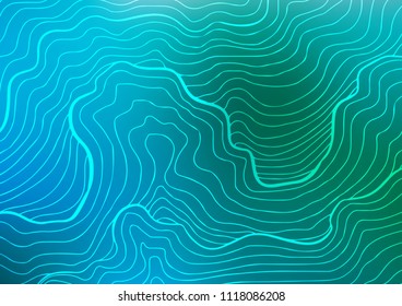 Light Blue, Green vector natural elegant template. Doodles on blurred abstract background with gradient. The pattern can be used for heads of websites and designs.