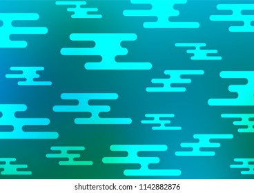 Light Blue, Green vector natural abstract texture. Brand-new colored illustration in blurry style with doodles. The template can be used as a background for cell phones.