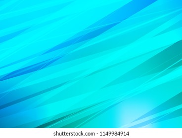 Light Blue, Green vector natural elegant texture. Colorful illustration in abstract style with doodles and Zen tangles. The pattern can be used for coloring books and pages for kids.