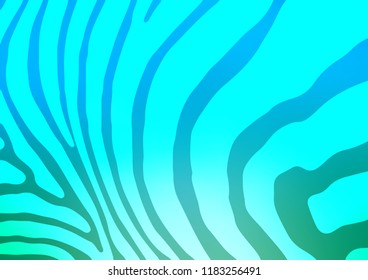 Light Blue, Green vector natural abstract template. An elegant bright illustration with lines in Natural style. A completely new design for your business.