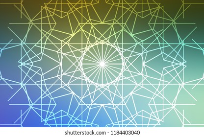 Light Blue, Green vector natural elegant pattern. Creative illustration in blurred style with doodles made by child. The doodle design can be used for your web site.