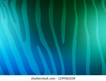 Light Blue, Green vector natural elegant texture. Colorful illustration in abstract style with doodles and Zen tangles. Hand painted design for web, wrapping, wallpaper.