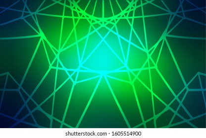 Light Blue, Green vector natural elegant artwork. Doodles created by child on blurred abstract background with gradient. The doodle design can be used for your web site.