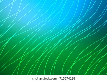 Light Blue, Green vector natural elegant texture. Modern geometrical abstract illustration with doodles. A completely new design for your business.