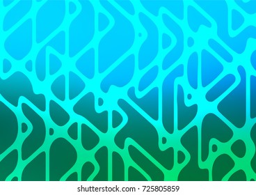 Light Blue, Green vector natural elegant texture. Brand-new colored illustration in blurry style with doodles. Hand painted design for web, leaflet, textile.