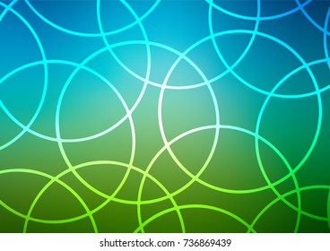 Light Blue, Green vector natural abstract template. Geometric doodle illustration in Origami style with gradient. Hand painted design for web, leaflet, textile.
