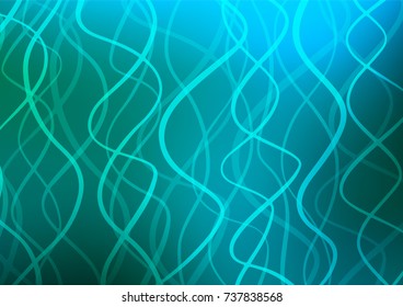 Light Blue, Green vector natural elegant template. A completely new color illustration in doodle style. A completely new template for your business design.