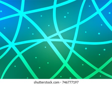 Light Blue, Green vector natural elegant pattern. An elegant bright illustration with lines in Natural style. The pattern can be used for heads of websites and designs.