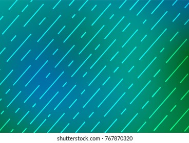 Light Blue, Green vector natural abstract template. Doodles on blurred abstract background with gradient. Brand-new design for your business.