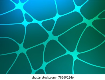 Light Blue, Green vector natural abstract pattern. Ethnic elegant natural pattern with gradient. Brand-new design for your business.