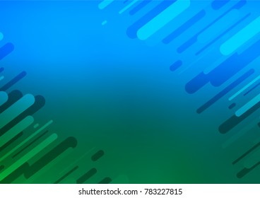 Light Blue, Green vector natural elegant texture. Decorative shining illustration with doodles on abstract template. Hand painted design for web, wrapping, wallpaper.