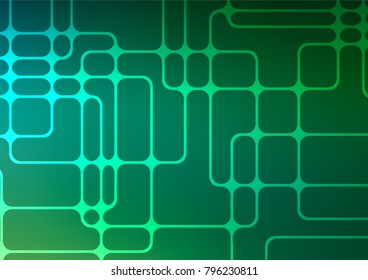 Light Blue, Green vector natural abstract pattern. An elegant bright illustration with lines in Natural style. Hand painted design for web, wrapping, wallpaper.