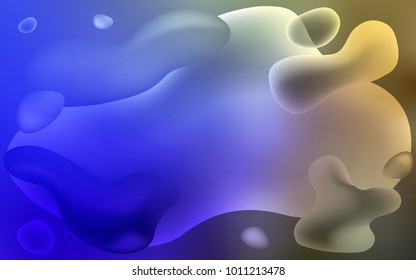 Light Blue, Green vector pattern with lamp shapes.