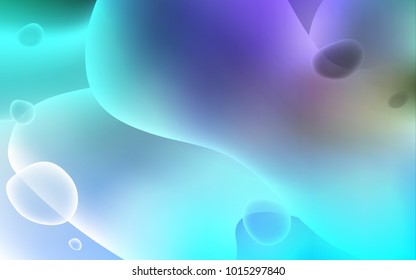 Light Blue, Green vector pattern with lamp shapes. A vague circumflex abstract illustration with gradient. Memphis style for your business design.