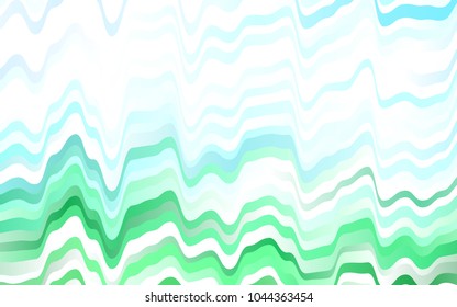 Light Blue, Green vector pattern with lava shapes. Geometric illustration in marble style with gradient.  A completely new marble design for your business.