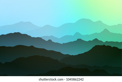 Light Blue, Green vector pattern with bent lines. Colorful abstract illustration with gradient lines. A new texture for your  ad, booklets, leaflets.