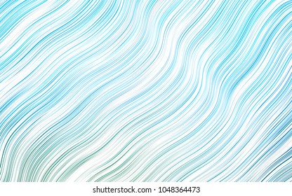 Light Blue, Green vector pattern with liquid shapes. Shining crooked illustration in marble style. The elegant pattern for brand book.