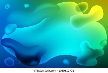 Light Blue, Green vector pattern with bent lines. Colorful illustration in abstract memphis style with gradient. New composition for your brand book.