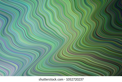 Light Blue, Green vector pattern with liquid shapes. Geometric illustration in marble style with gradient.  New composition for your brand book.