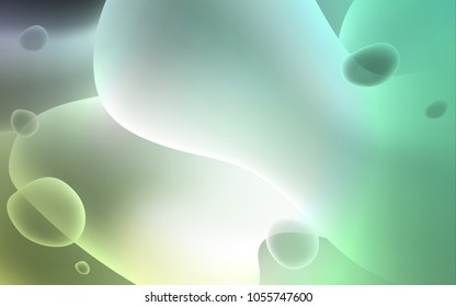 Light Blue, Green vector pattern with lamp shapes. An elegant bright illustration with gradient. A new texture for your  ad, booklets, leaflets.