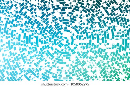 Light Blue, Green vector pattern with bent ribbons. Creative geometric illustration in marble style with gradient. The best blurred design for your business.
