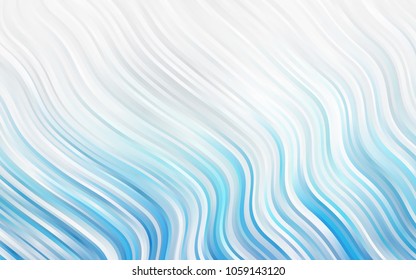 Light Blue, Green vector pattern with lava shapes. Blurred geometric sample with gradient bubbles.  Marble design for your web site.