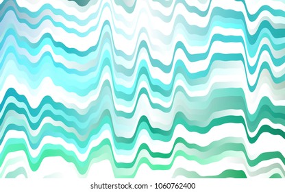 Light Blue, Green vector pattern with lava shapes. Shining crooked illustration in marble style. A new texture for your  ad, booklets, leaflets.