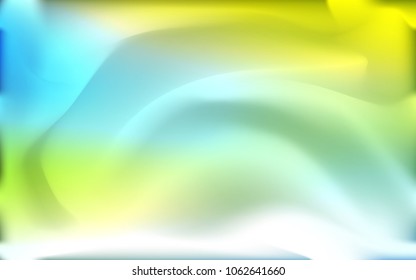 Light Blue, Green vector pattern with bent lines. Glitter abstract illustration with wry lines. The elegant pattern for brand book.