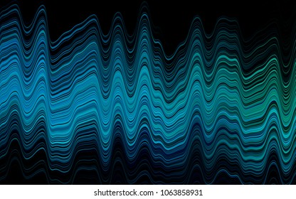 Light Blue, Green vector pattern with lava shapes. Colorful illustration in abstract marble style with gradient. New composition for your brand book.