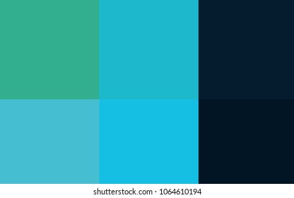 Light Blue, Green vector pattern with spectrum of colors. Colorful gradient set with collection of rainbow colors. Set of colors for clever designers.