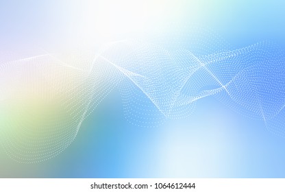 Light Blue, Green vector pattern with spheres. Modern abstract illustration with colorful water drops. The pattern can be used for beautiful websites.