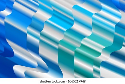 Light Blue, Green vector pattern with lamp shapes. Creative geometric illustration in marble style with gradient. Marble style for your business design.