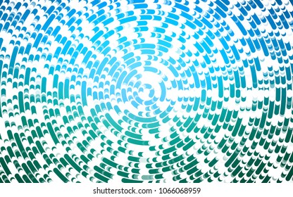 Light Blue, Green vector pattern with lines, ovals. Brand-new colored illustration in marble style with gradient. The elegant pattern for brand book.