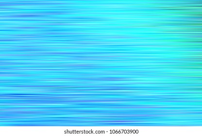 Light Blue, Green vector pattern with narrow lines. Lines on blurred abstract background with gradient. Best design for your ad, poster, banner.