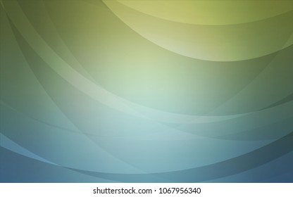 Light Blue, Green vector pattern with liquid shapes. Modern gradient abstract illustration with bandy lines. Brand-new design for your ads, poster, banner.