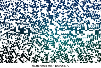 Light Blue, Green vector pattern with bent ribbons. Modern gradient abstract illustration with bandy lines. Pattern for your business design.