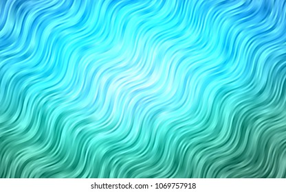 Light Blue, Green vector pattern with lamp shapes. Colorful illustration in abstract marble style with gradient. Marble style for your business design.