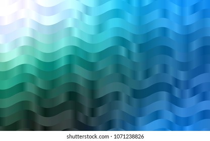 Light Blue, Green vector pattern with lamp shapes. A vague circumflex abstract illustration with gradient. Marble design for your web site.
