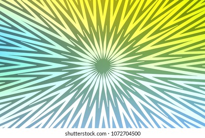Light Blue, Green vector pattern with sharp lines. Modern geometrical abstract illustration with staves. The pattern for ad, booklets, leaflets.