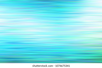 Light Blue, Green vector pattern with narrow lines. Modern geometrical abstract illustration with staves. Best design for your ad, poster, banner.