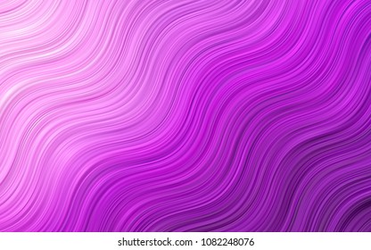 Light Blue, Green vector pattern with lamp shapes. Modern gradient abstract illustration with bandy lines. A completely new marble design for your business.