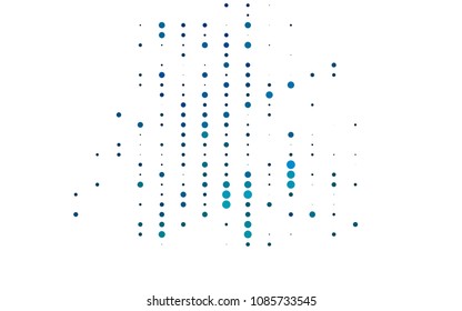 Light Blue, Green vector  pattern with spheres. Beautiful colored illustration with blurred circles in nature style. The pattern can be used for beautiful websites.