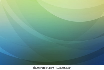 Light Blue, Green vector pattern with lava shapes. An elegant bright illustration with gradient. The best blurred design for your business.
