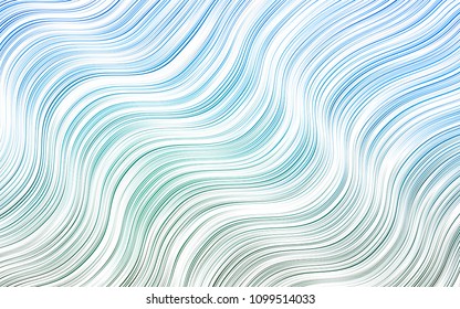 Light Blue, Green vector pattern with liquid shapes. Shining crooked illustration in marble style. Marble style for your business design.