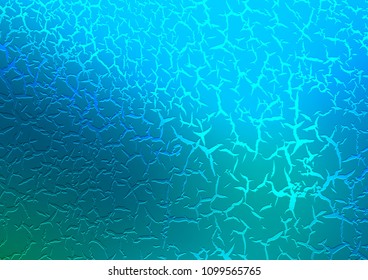 Light Blue, Green vector pattern with lamp shapes. Glitter abstract illustration with wry lines. Marble design for your web site.