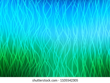 Light Blue, Green vector pattern with lamp shapes. Brand new colored illustration in marble style with gradient. Marble style for your business design.