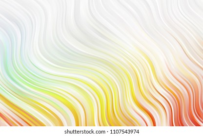 Light Blue, Green vector pattern with liquid shapes. Creative geometric illustration in marble style with gradient. New composition for your brand book.